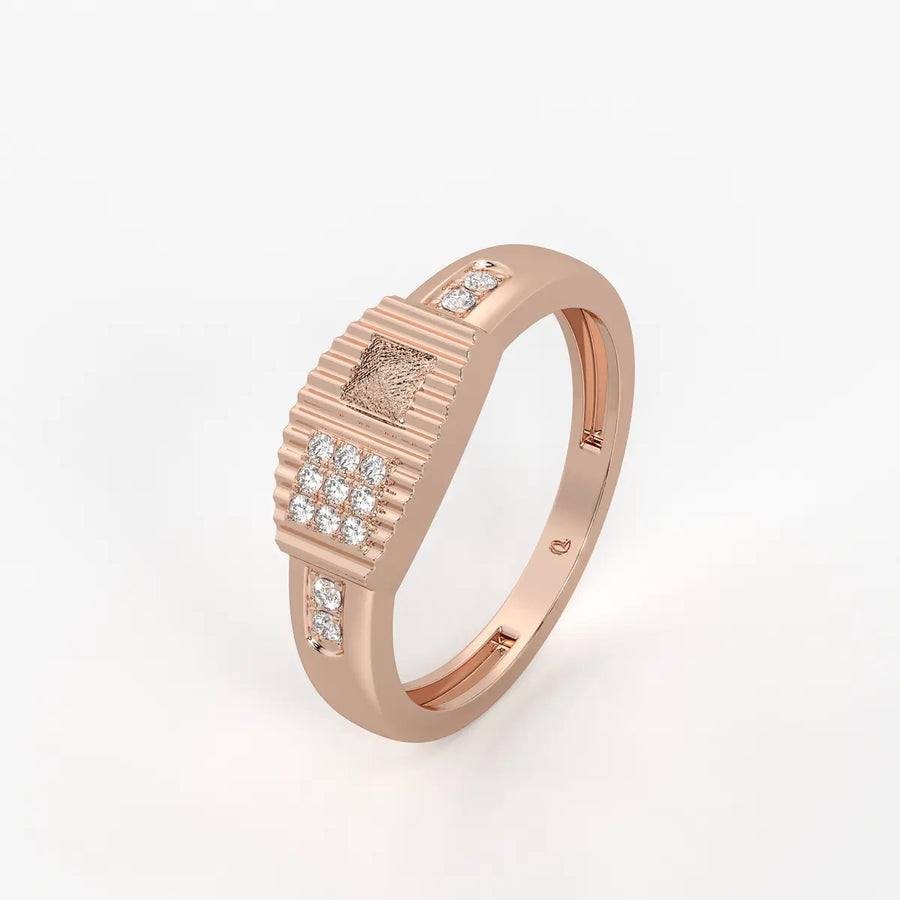 Dvarion Splitcrest Diamond Ring for Men
