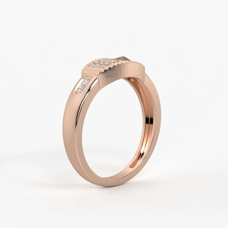 Dvarion Splitcrest Diamond Ring for Men
