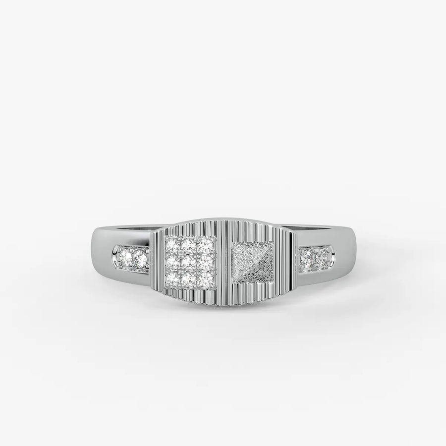 Dvarion Splitcrest Diamond Ring for Men