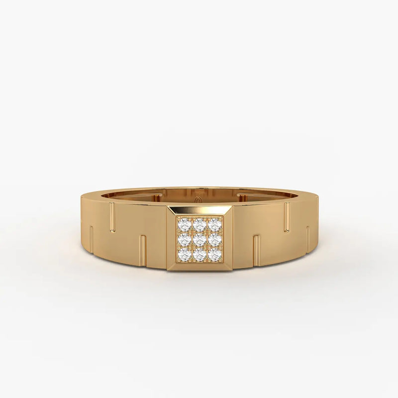 Axelar Gridcore Diamond Ring for Men