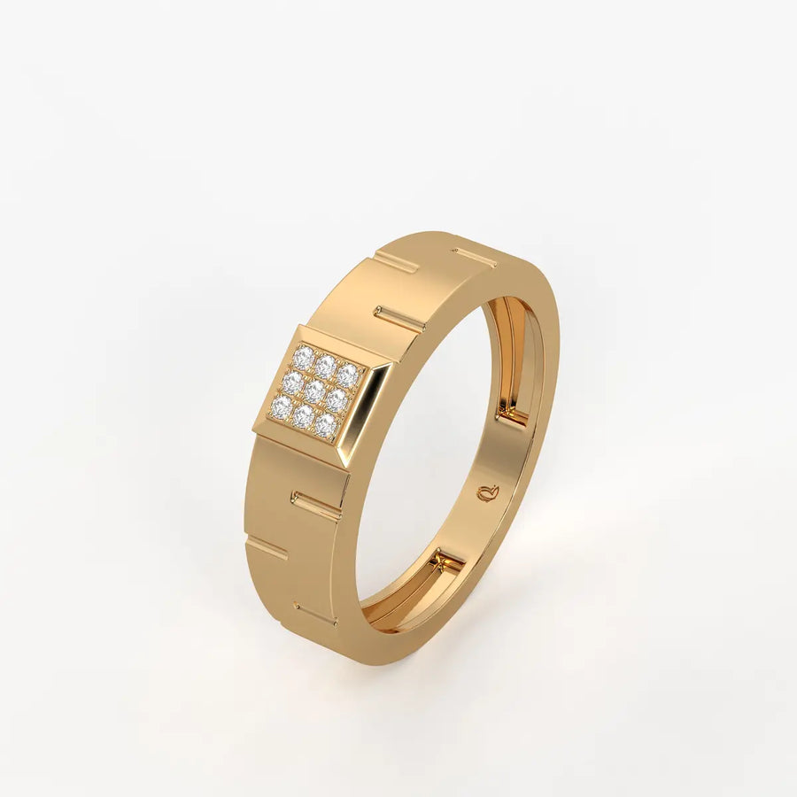Axelar Gridcore Diamond Ring for Men