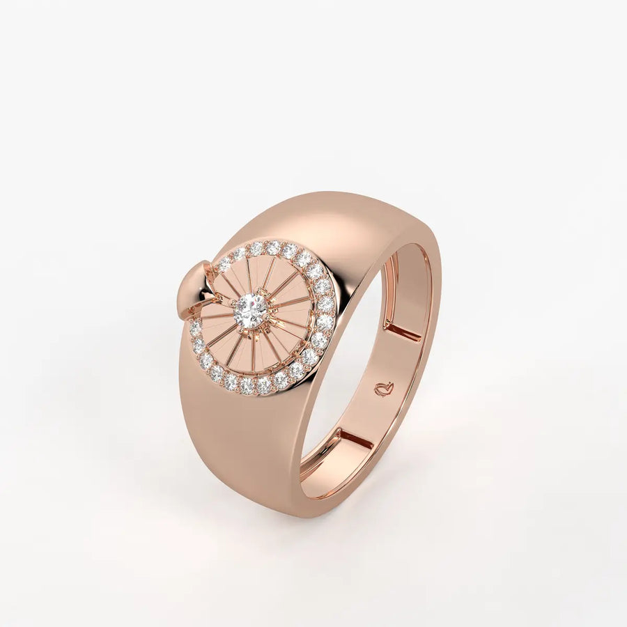 Aurex Vanguard Diamond Ring for Men