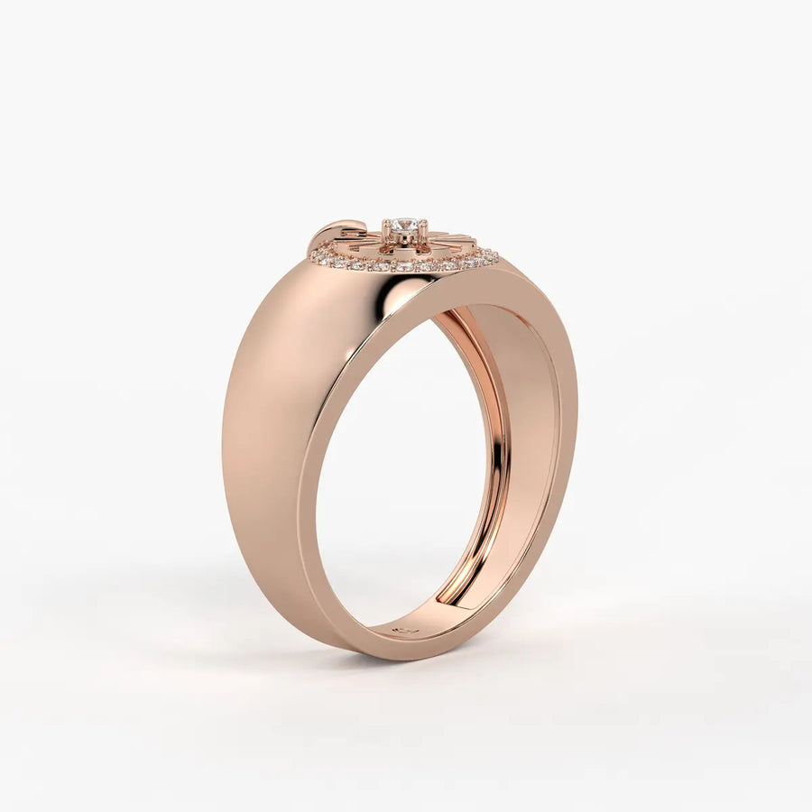 Aurex Vanguard Diamond Ring for Men