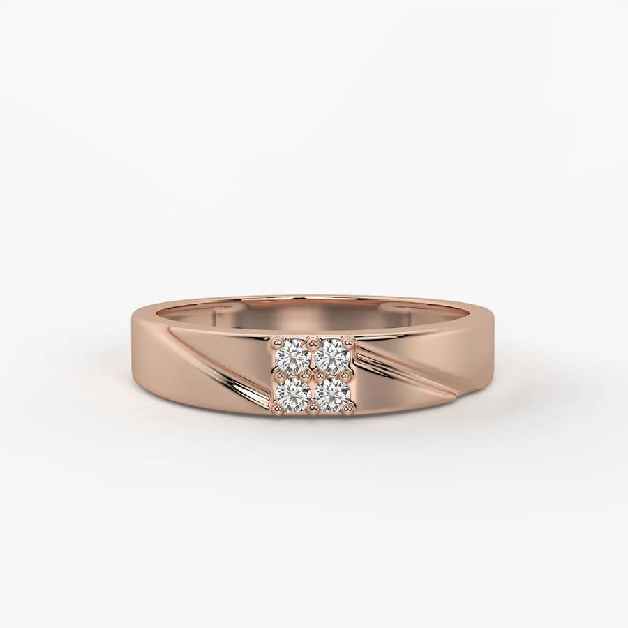 Quad Spark Accent Ring for Men