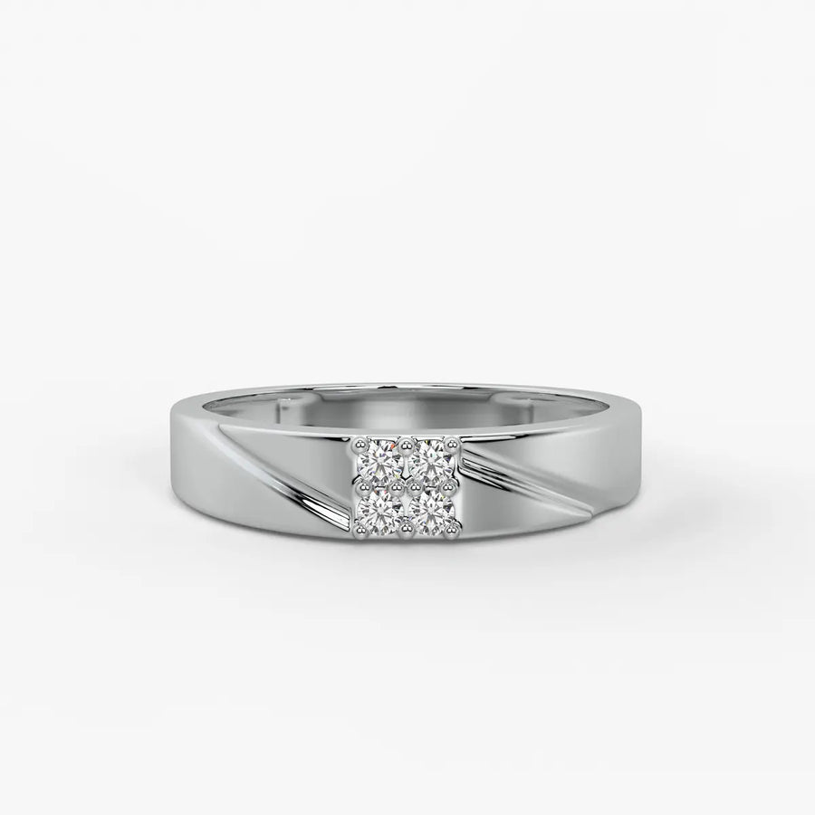 Quad Spark Accent Ring for Men