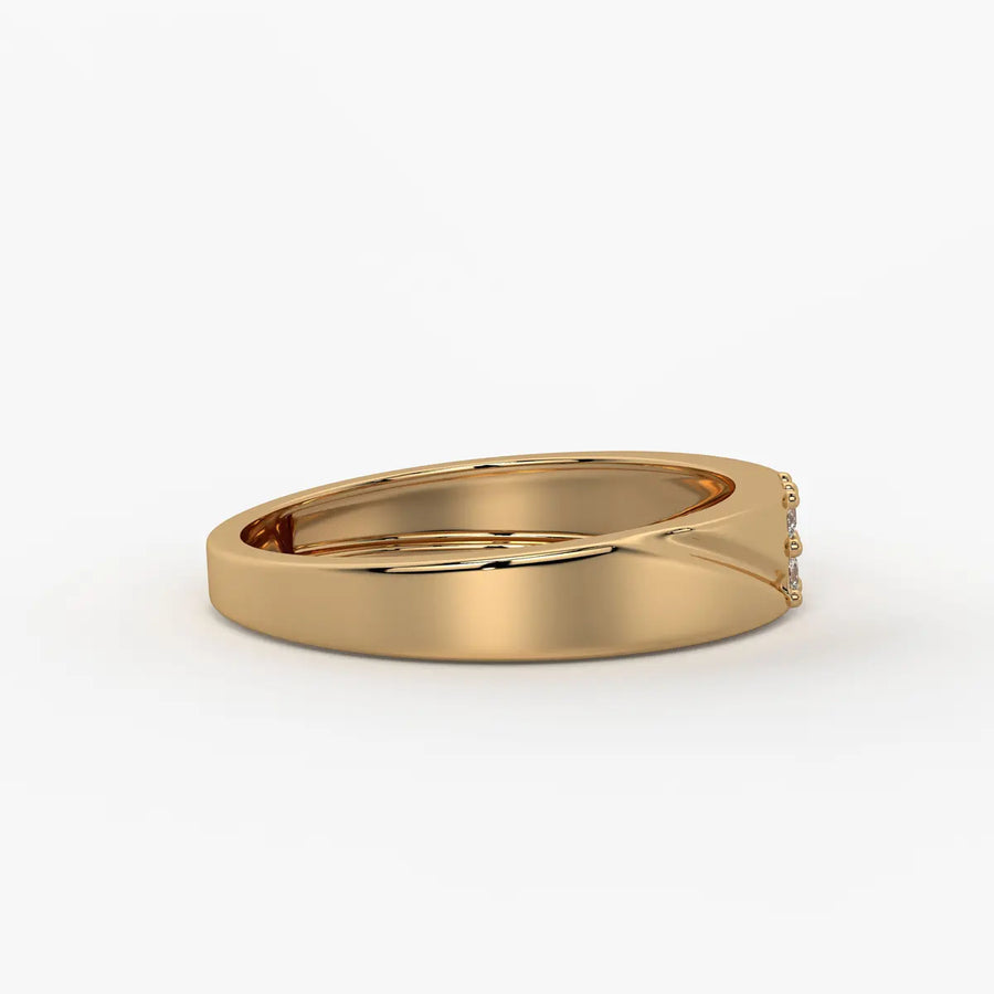 Quad Spark Accent Ring for Men