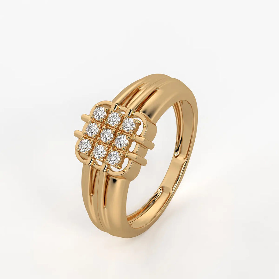 Varox Gridline Gents Ring