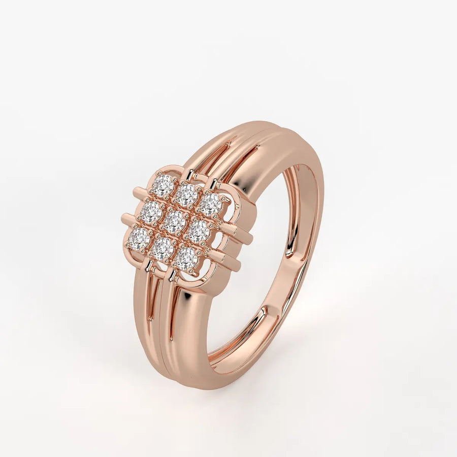 Varox Gridline Gents Ring