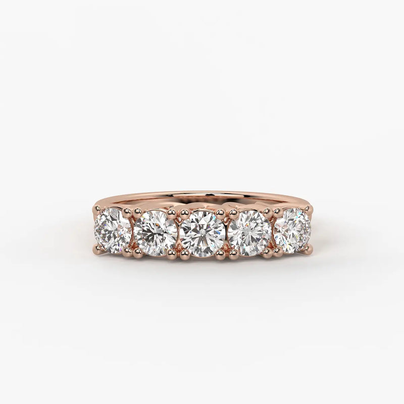 Mooncrest Diamond Arc Ring