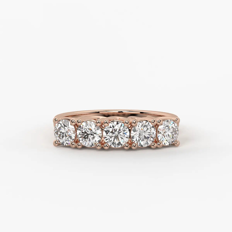 Mooncrest Diamond Arc Ring