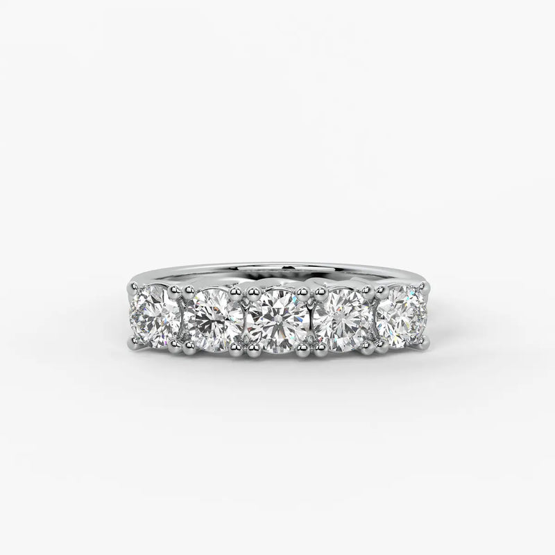 Mooncrest Diamond Arc Ring