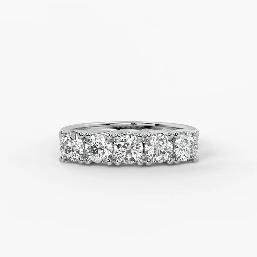Mooncrest Diamond Arc Ring