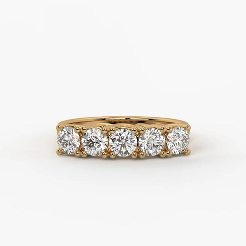 Mooncrest Diamond Arc Ring