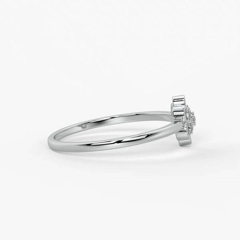 Bloom Cluster Classic Ladies Ring