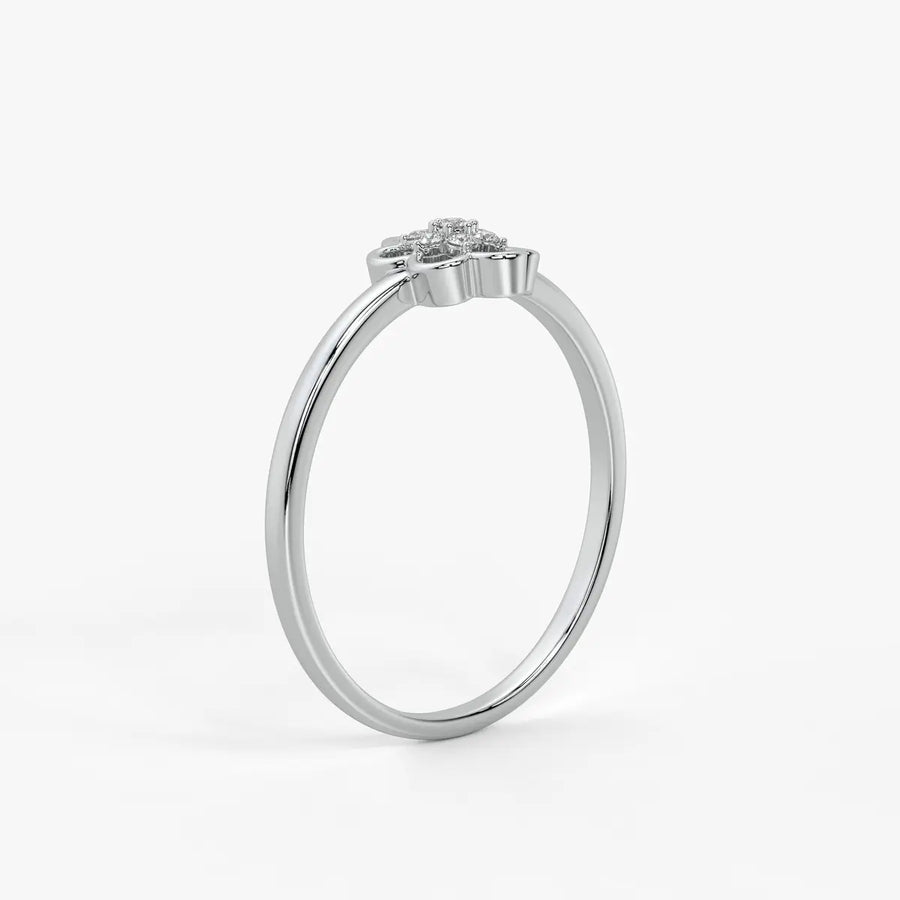 Bloom Cluster Classic Ladies Ring