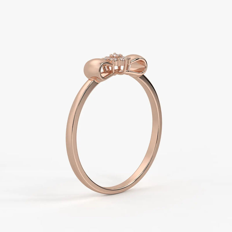 Ribbon Cluster Elegant Ladies Ring