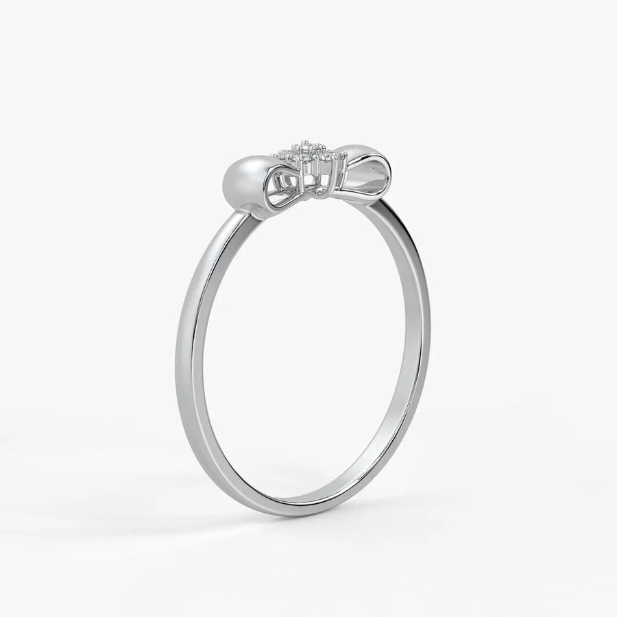 Ribbon Cluster Elegant Ladies Ring