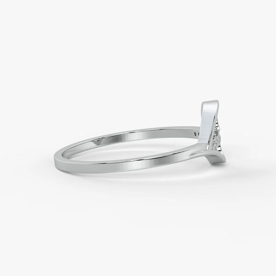 Open Heart Modern Ladies Ring