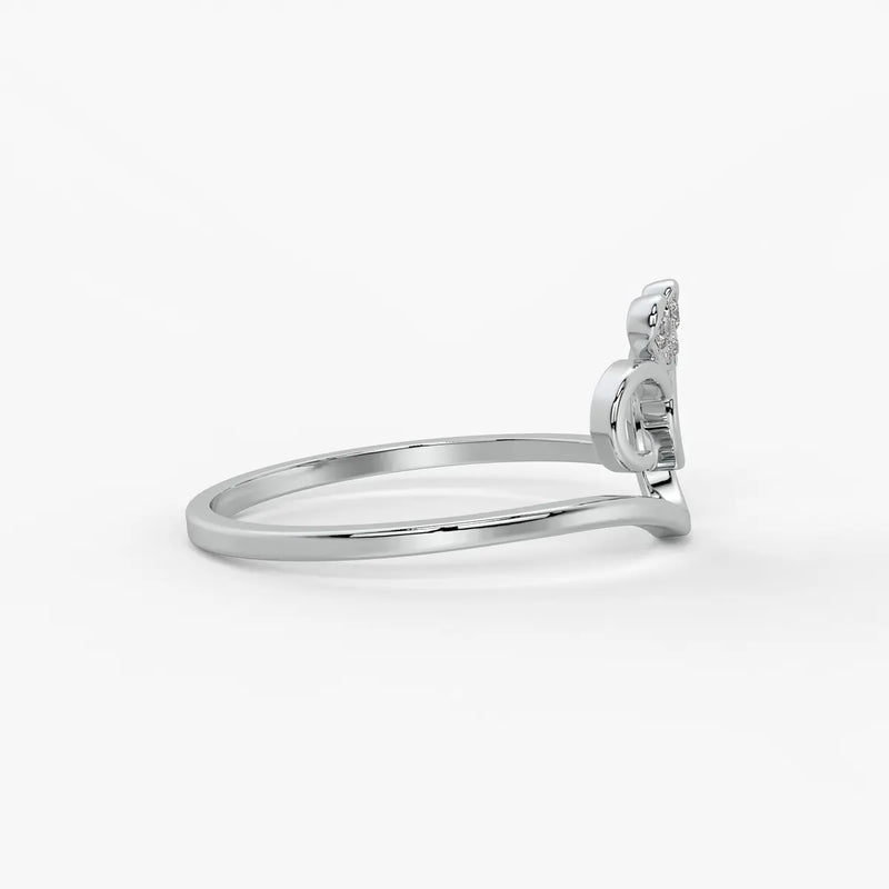 Swirl Heart Chic Ladies Ring