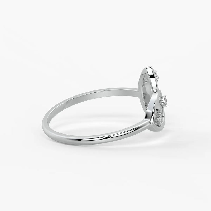 Linked Loop Modern Ladies Ring