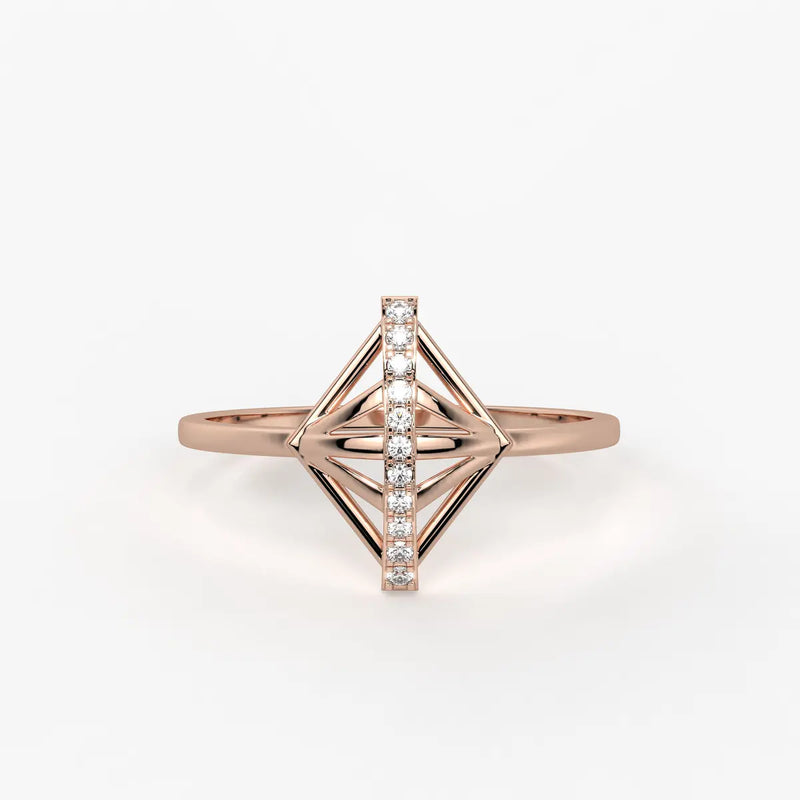 Prism Bar Contemporary Ladies Ring