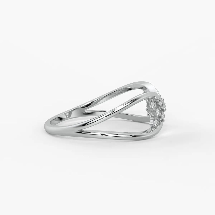 Infinity Cluster Elegant Ladies Ring