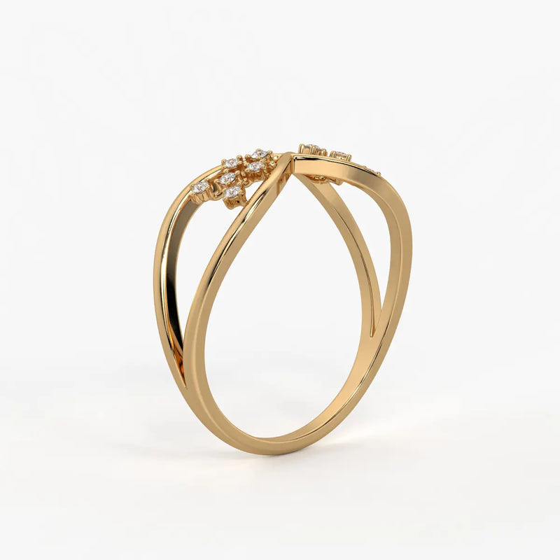Infinity Cluster Elegant Ladies Ring