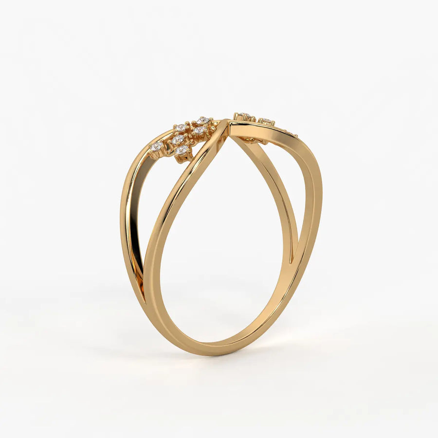 Infinity Cluster Elegant Ladies Ring