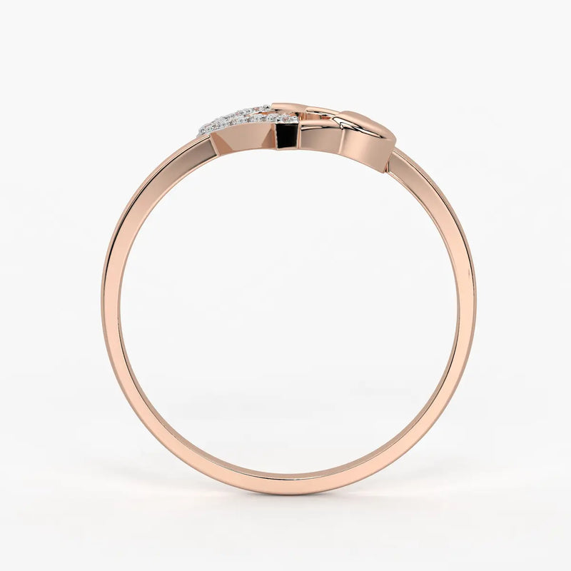 Cloud Heart Charming Ladies Ring