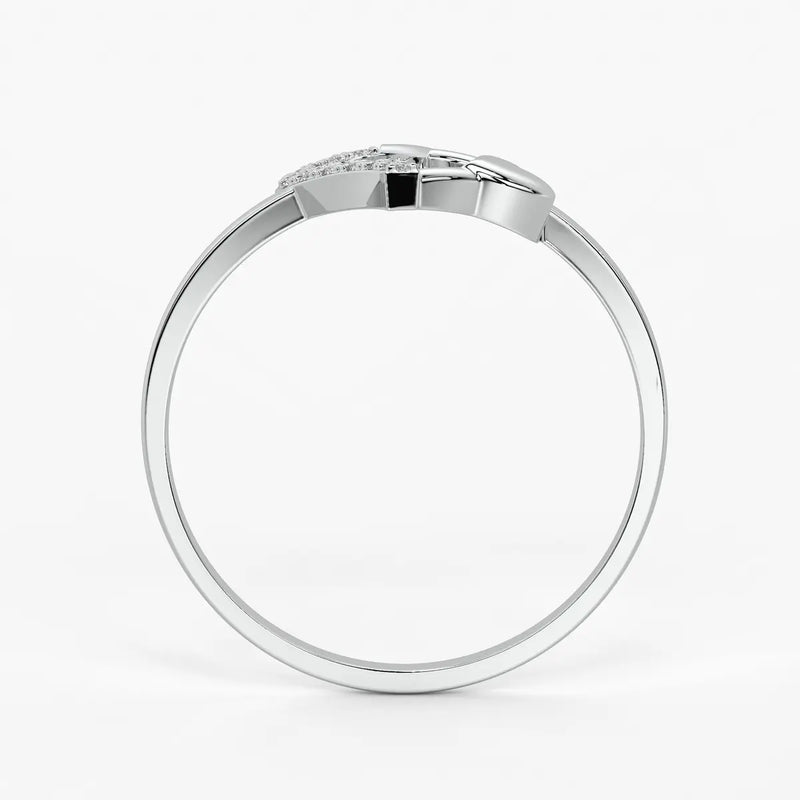 Cloud Heart Charming Ladies Ring