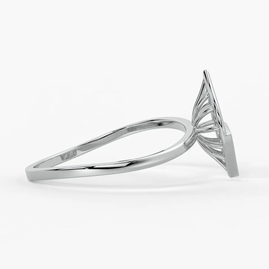 Fan Prism Modern Ladies Ring