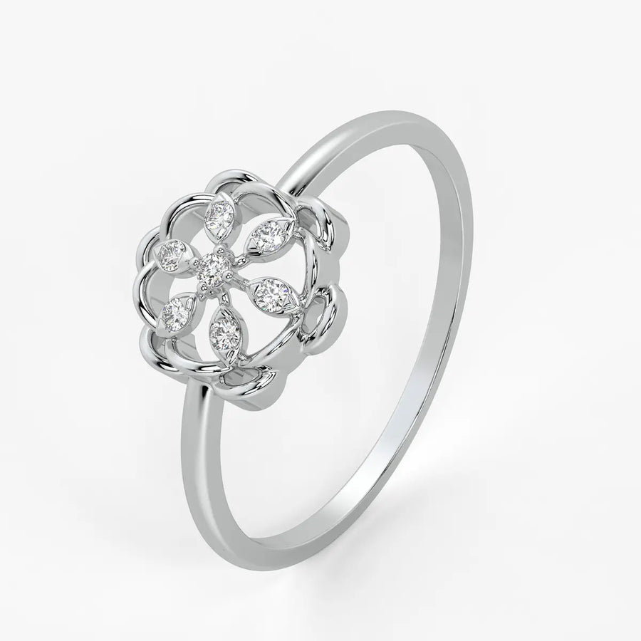 Petal Bloom Classic Ladies Ring