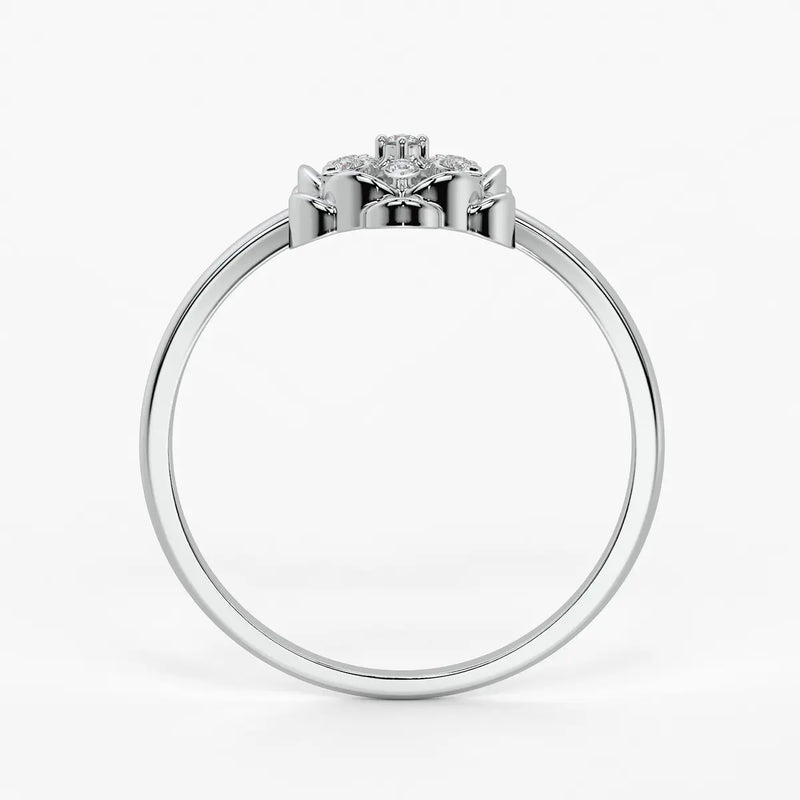 Petal Bloom Classic Ladies Ring