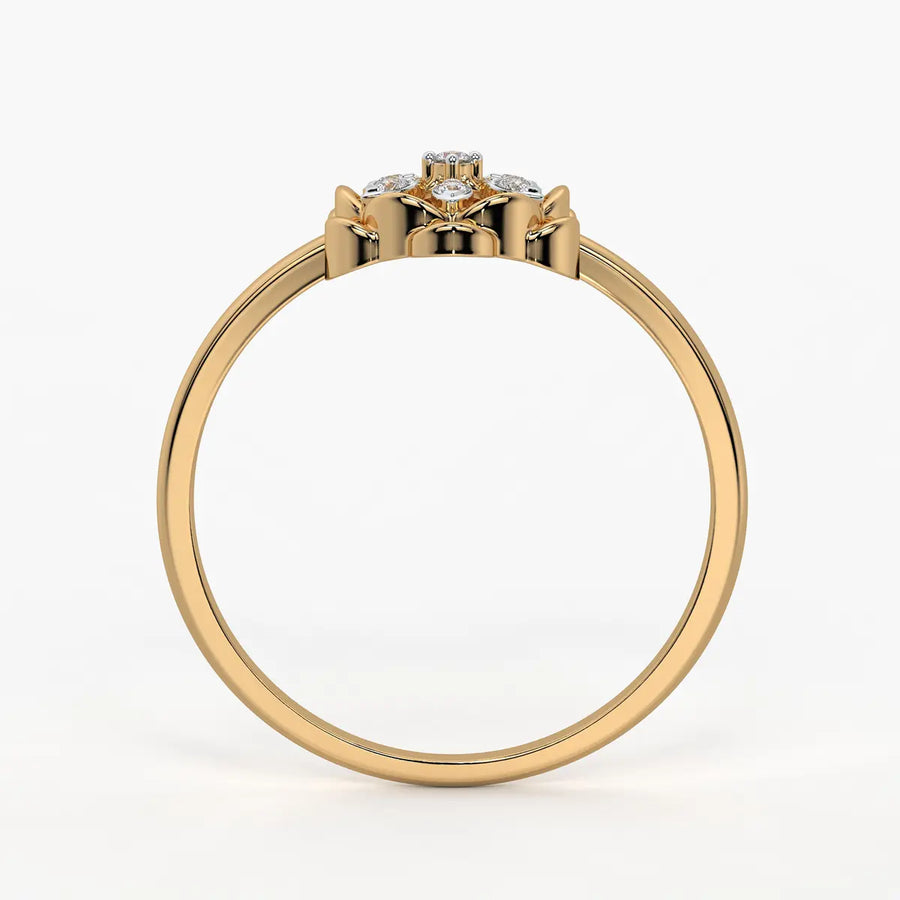 Petal Bloom Classic Ladies Ring