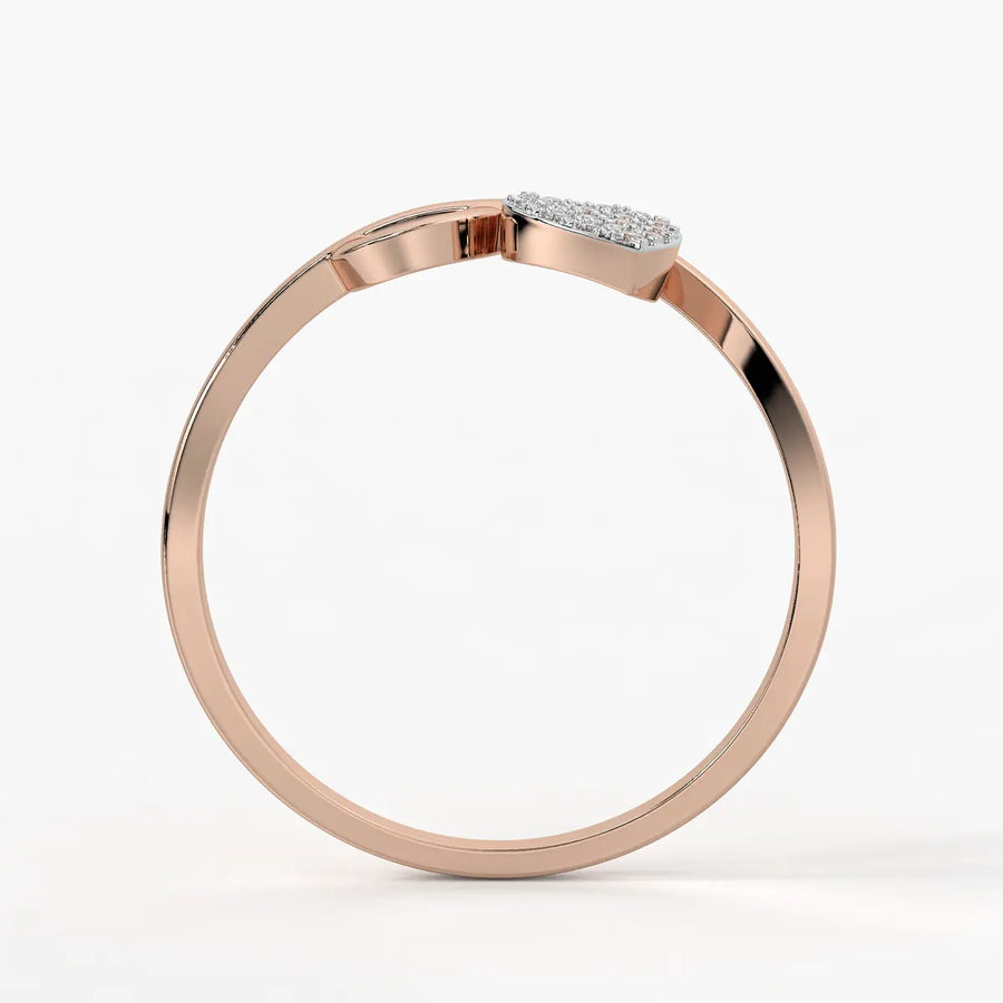 Swirl Heart Fashion Ladies Ring