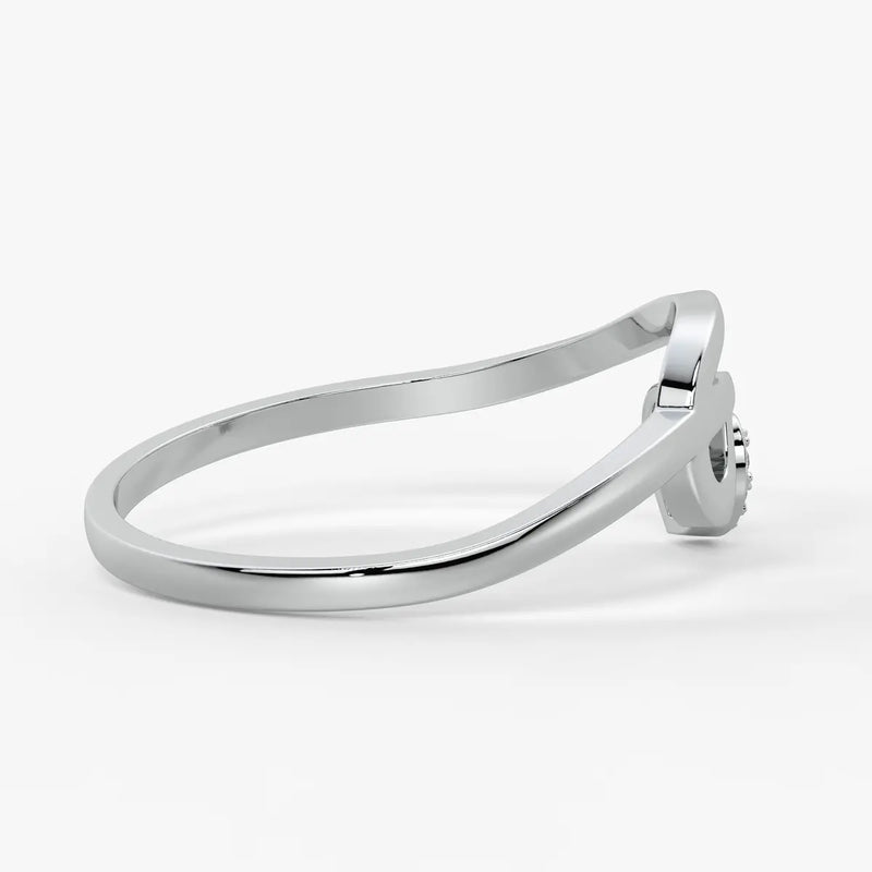 Swirl Heart Fashion Ladies Ring
