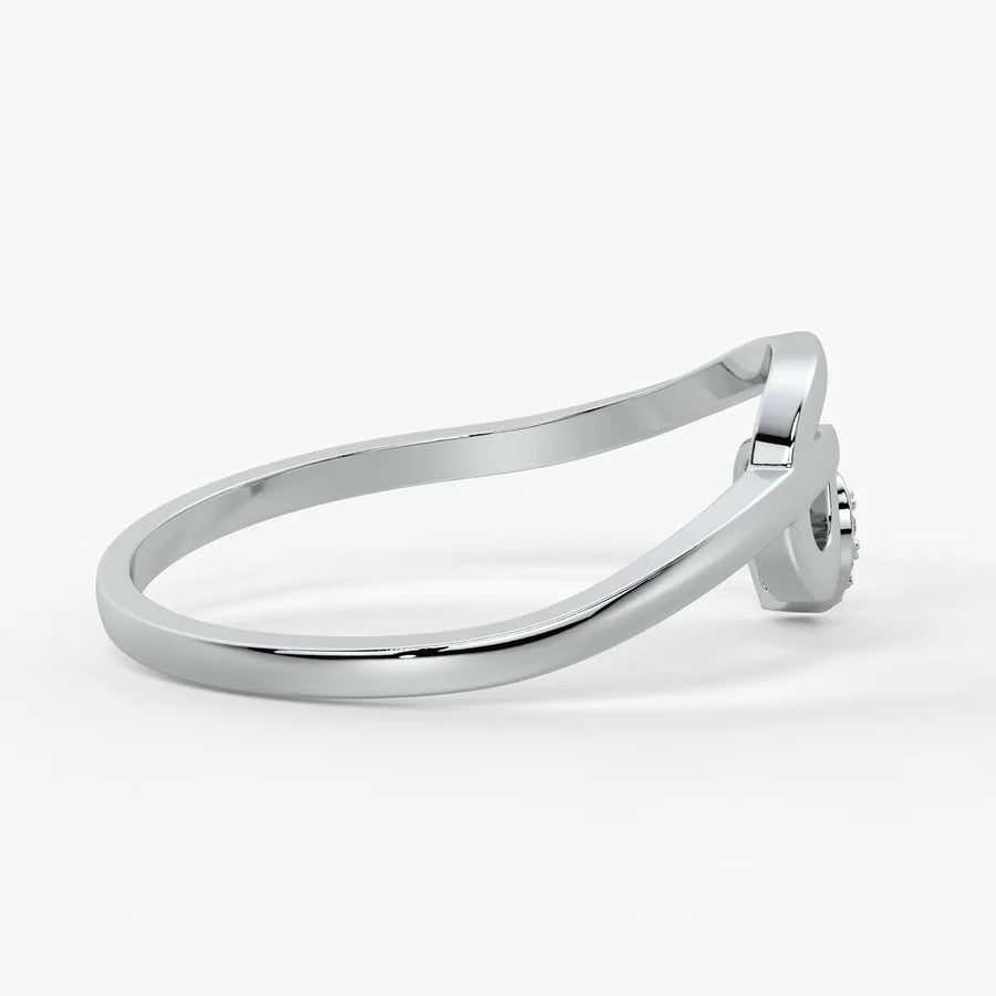 Swirl Heart Fashion Ladies Ring