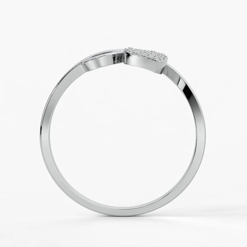 Swirl Heart Fashion Ladies Ring