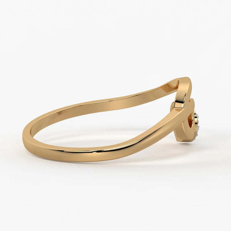 Swirl Heart Fashion Ladies Ring