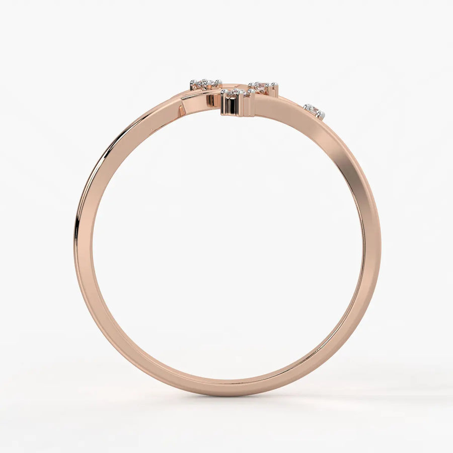 Petal Curve Fashion Ladies Ring