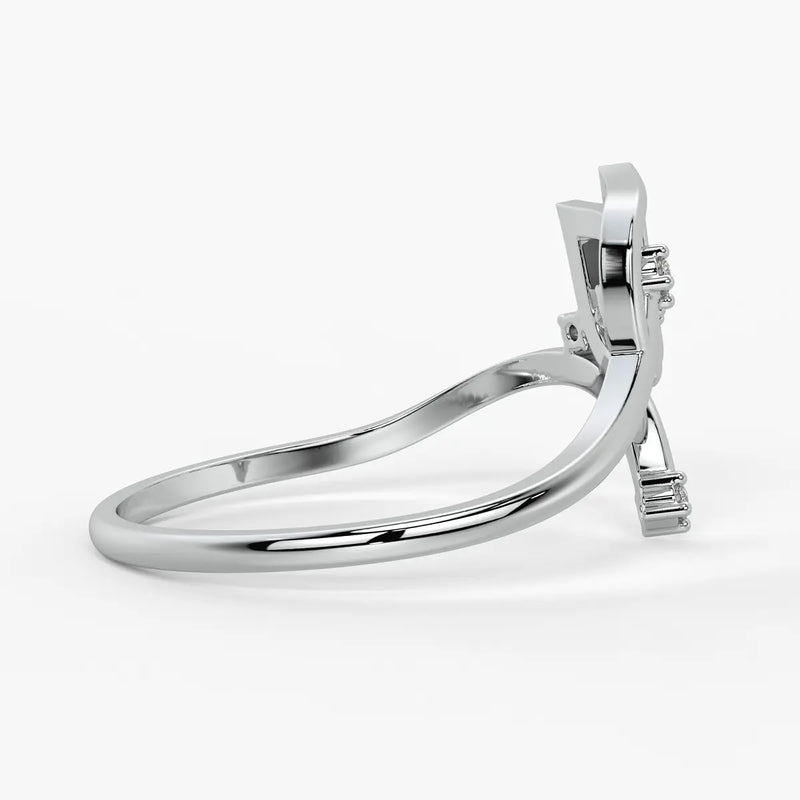 Petal Curve Fashion Ladies Ring
