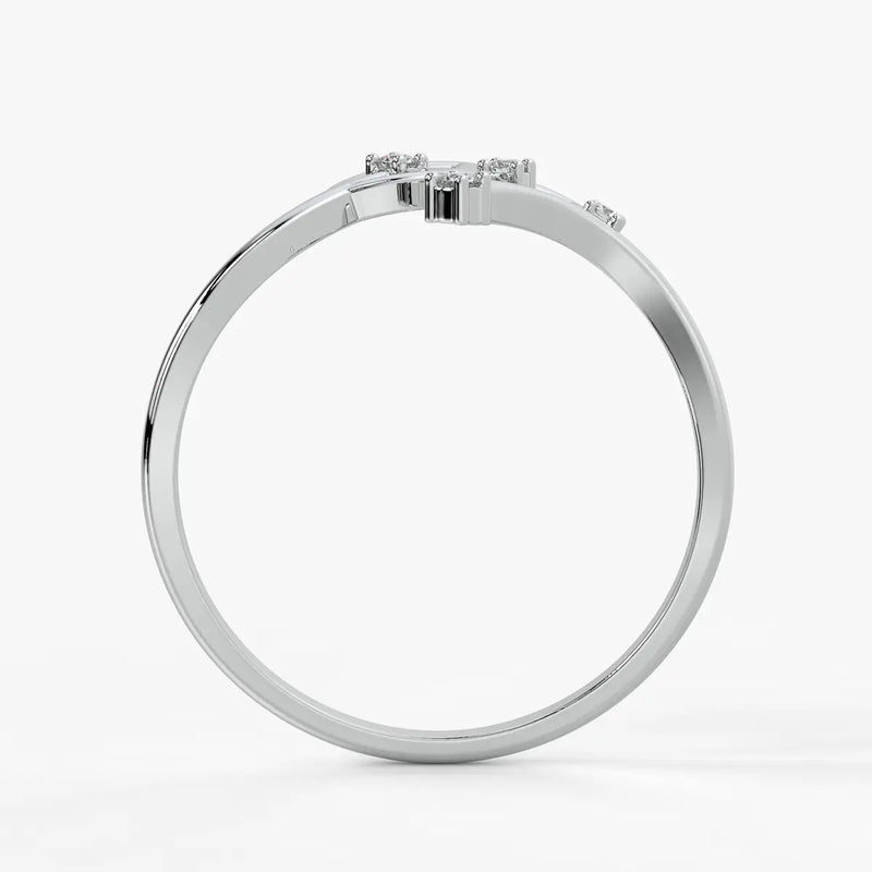 Petal Curve Fashion Ladies Ring