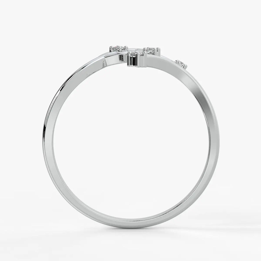 Petal Curve Fashion Ladies Ring