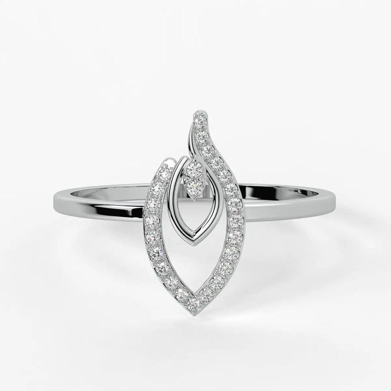 Evil Eye Halo Fashion Ladies Ring