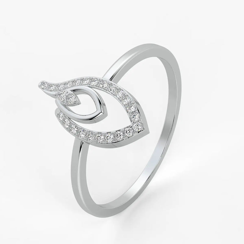 Evil Eye Halo Fashion Ladies Ring