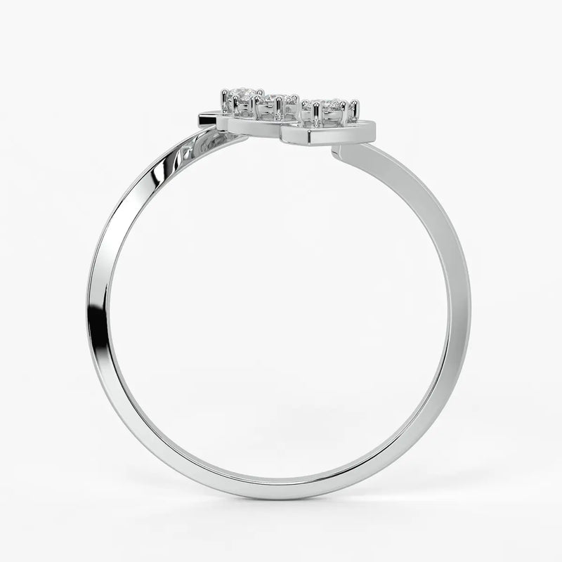 Geo Trio Contemporary Ladies Ring