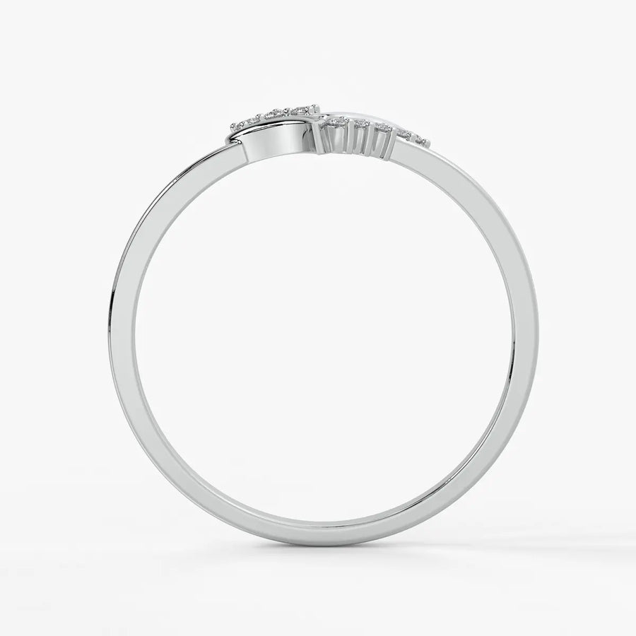 Crowned Heart Fashion Ladies Ring