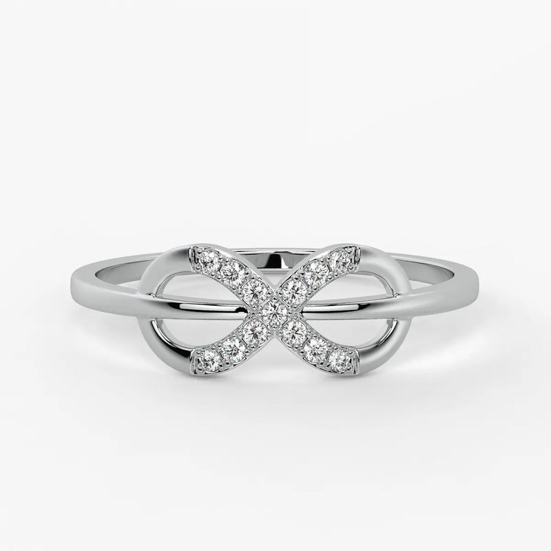 Infinity Bow Fashion Ladies Ring