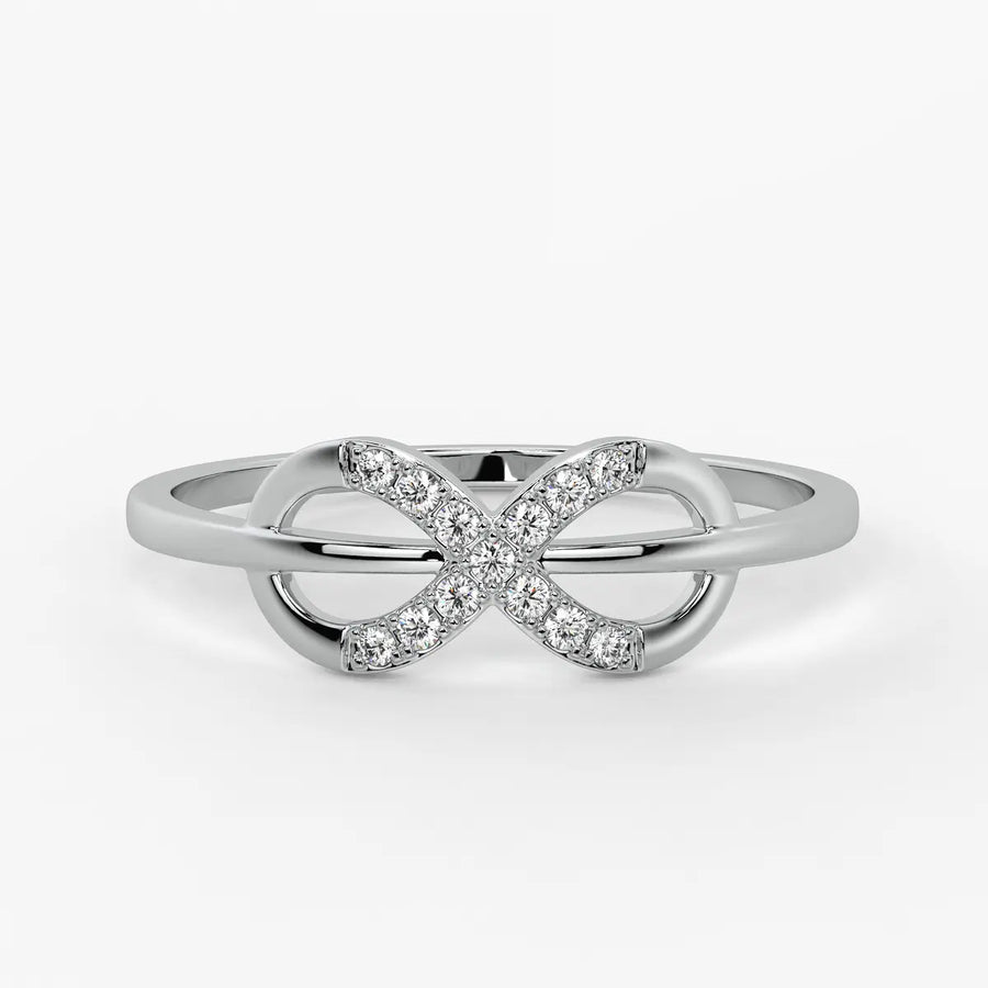 Infinity Bow Fashion Ladies Ring