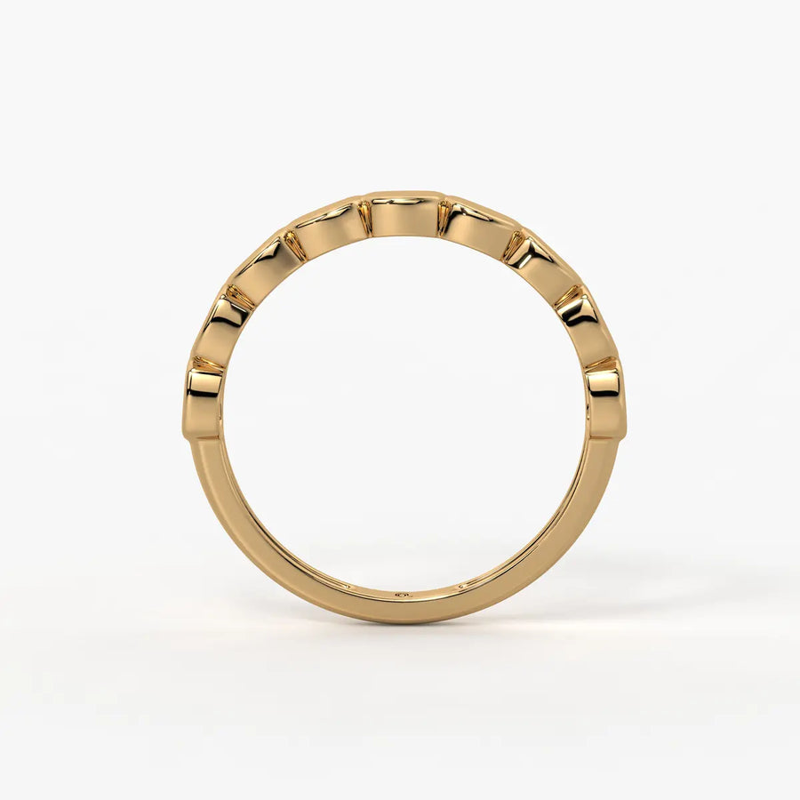 Cubora Bold Curve Band Ring